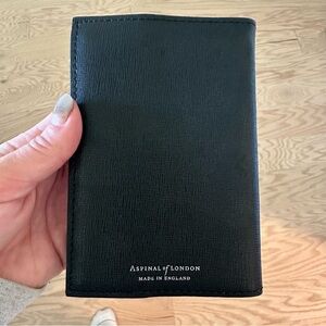 Aspinal of London - A5 refillable luxury journal - black